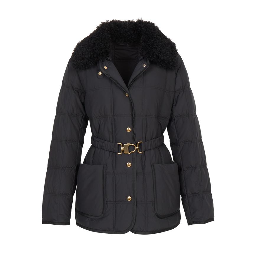 Moncler Women’s Quilted Puffer Jacket Black