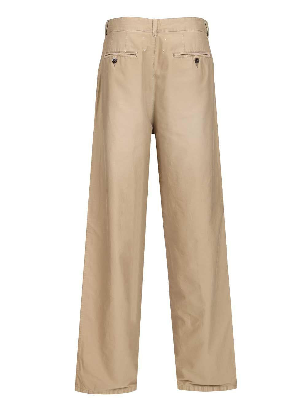 Maison Margiela Black Wool Trousers Men’s Suit Pants