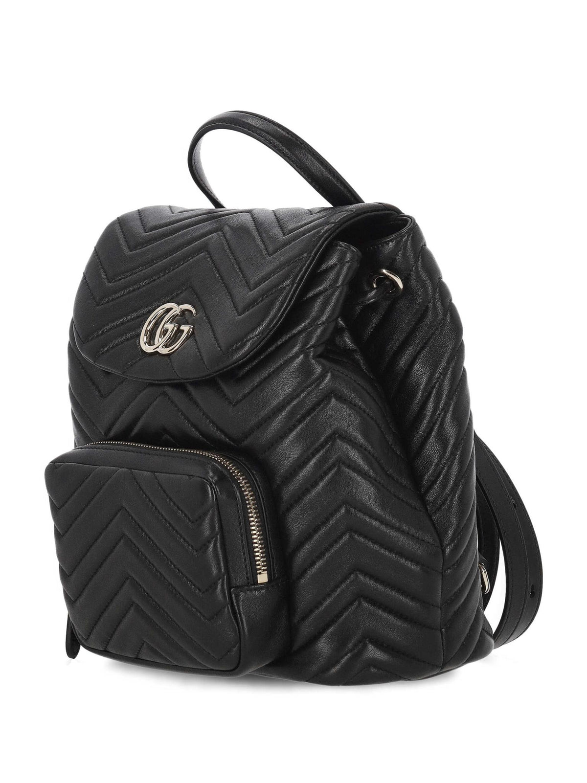 GUCCI Black Leather Backpack
