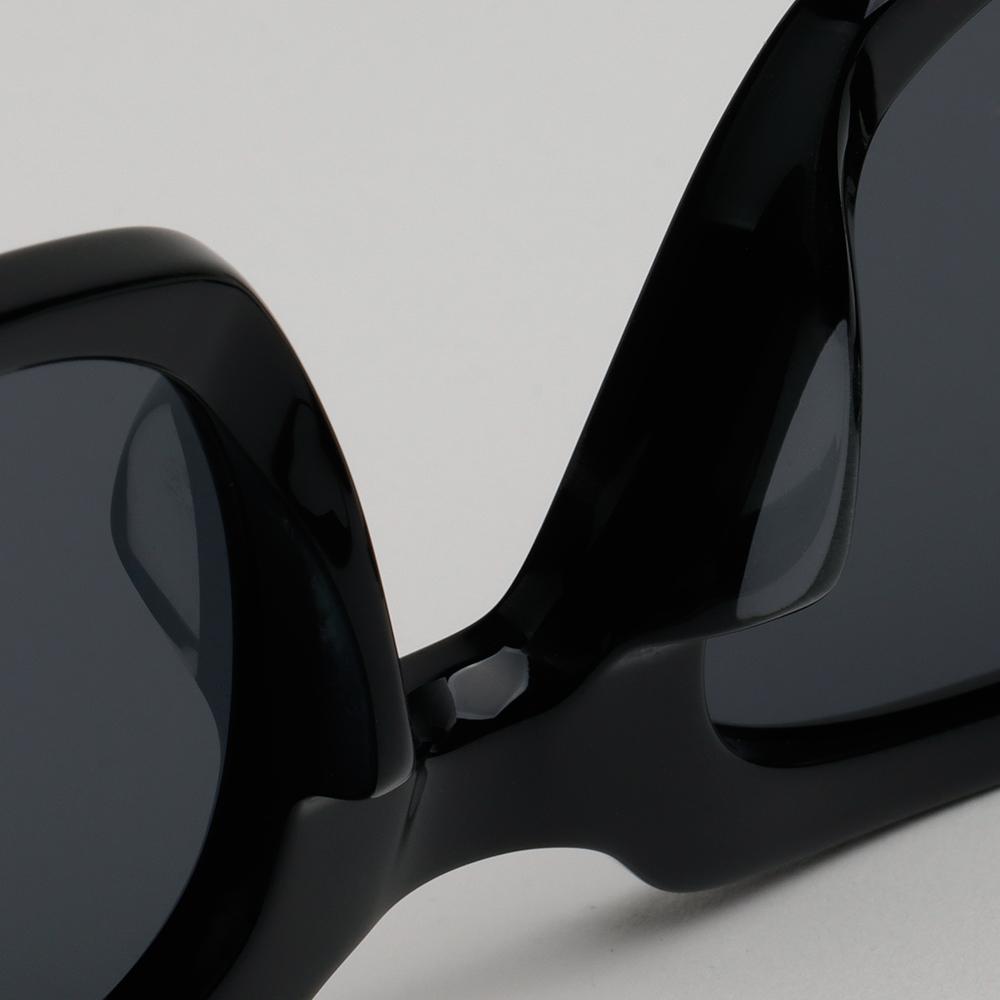 TOM FORD Black Bold Square Acetate Sunglasses Asian Fit Unisex TF1162K 01A