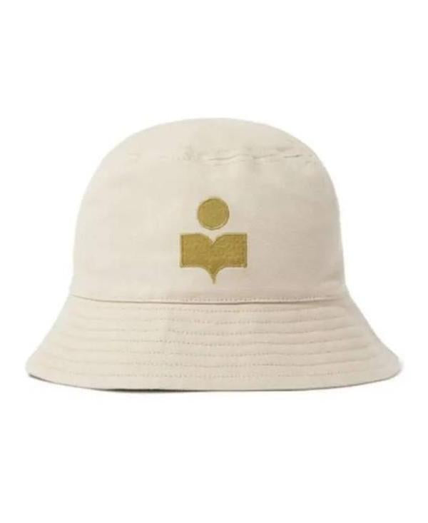 Isabel Marant HALEY Bucket Hat Beige Cotton
