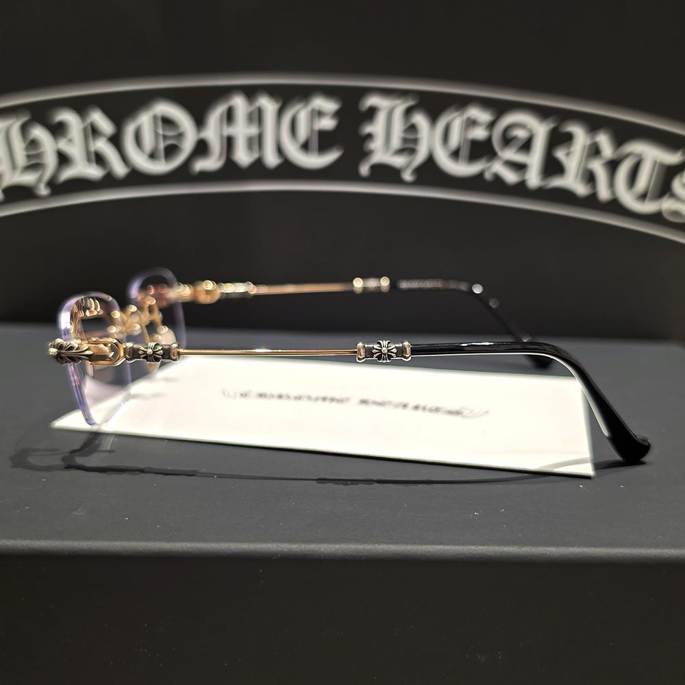 Chrome Hearts Black/Gold/Silver Mix Pils 3 Eyeglasses Unisex