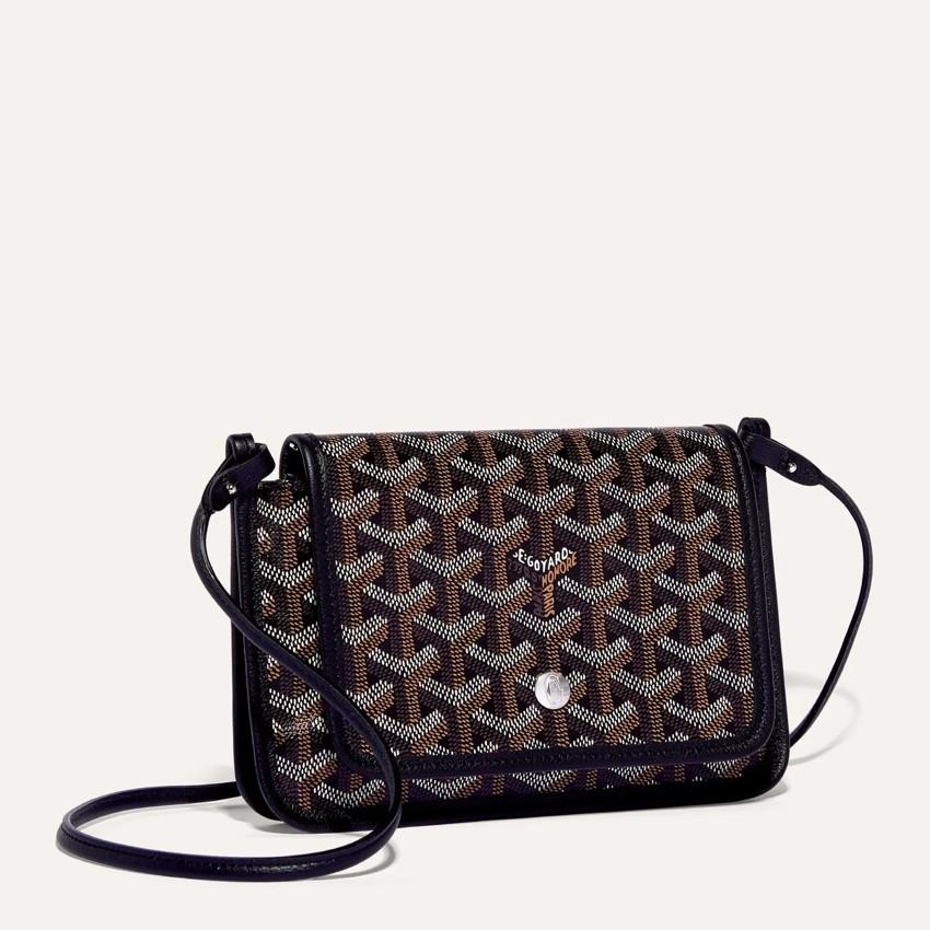GOYARD Black Plumet Clutch Crossbody Bag for Women