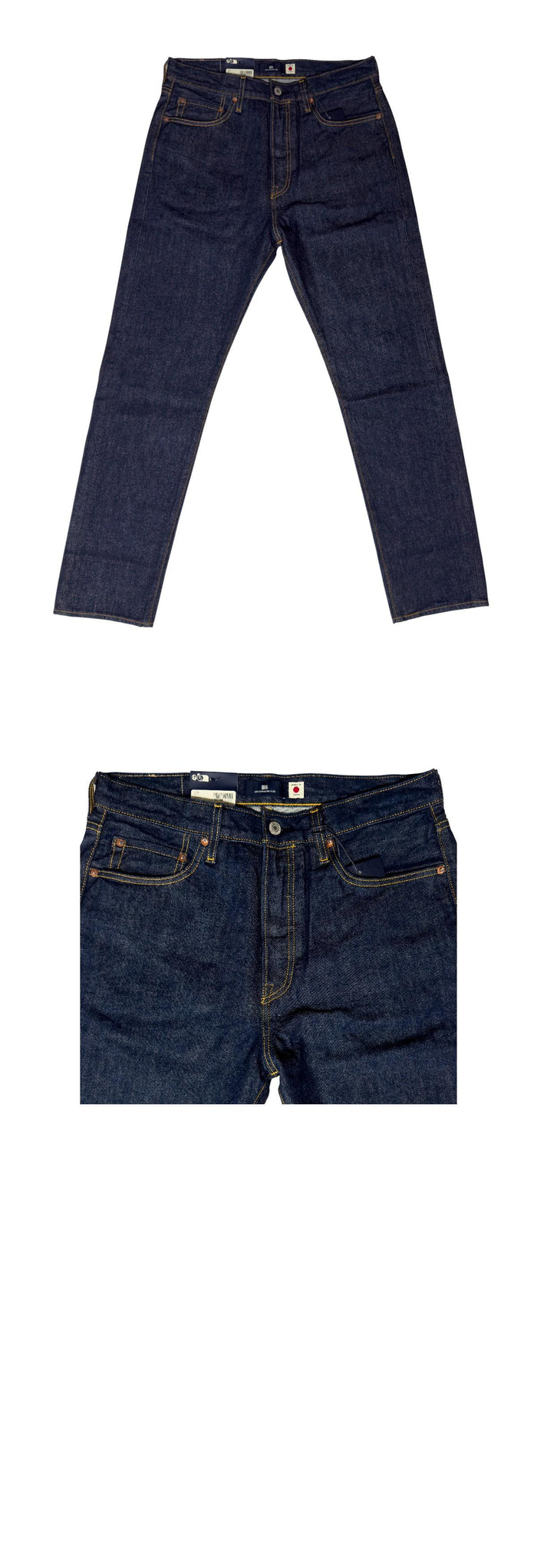 Levi's Dark Indigo Blue Tab 1980s 501 Denim Jeans