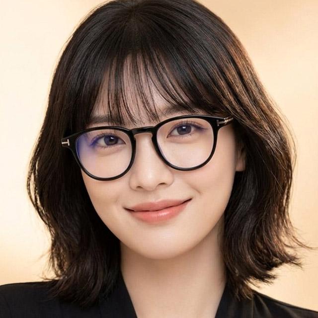 TOM FORD Blue Light Blocking Lightweight Acetate Unisex Eyeglasses TF5899B 001