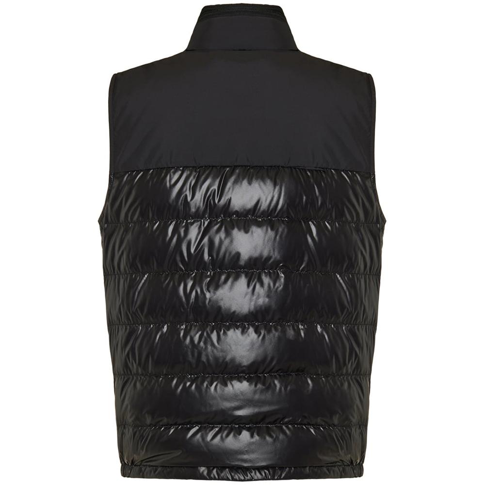 Moncler Cerces Logo Puffer Vest Black 1A000 58 595ZJ 999