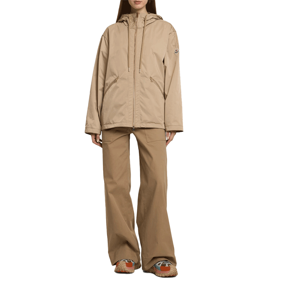 Moncler Cassiopea Women’s Beige Windbreaker Jacket 1A00180