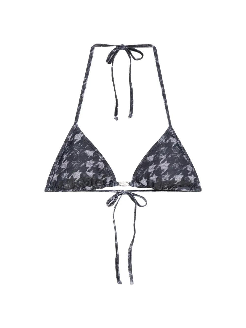 DIESEL Blue Logo Bikini Set Swimwear