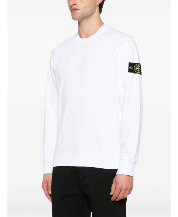 STONE ISLAND Organic Cotton Fleece Sweatshirt K1S15 S0051 V0001