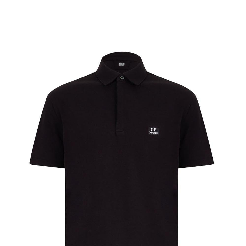 CP Company Logo Patch Polo T-Shirt 18CMPL165A 005263W 999