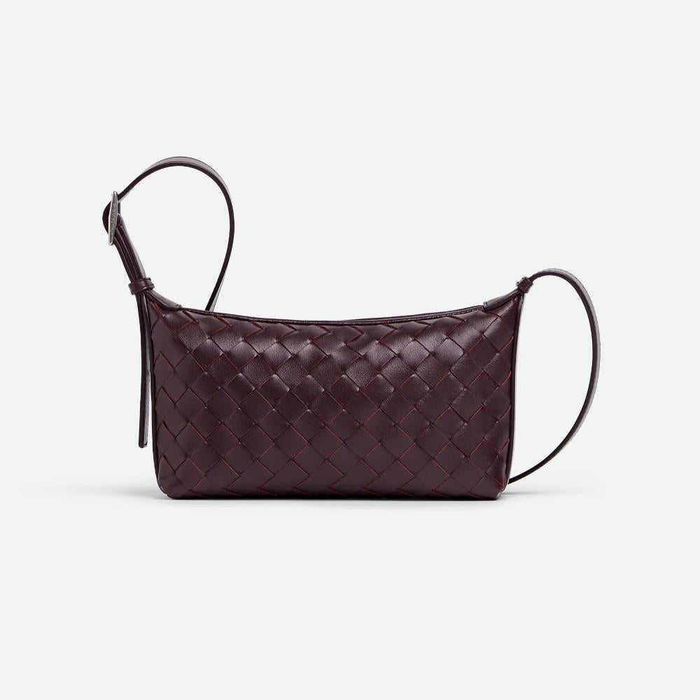 Bottega Veneta Dark Barolo Travel Phone Pouch