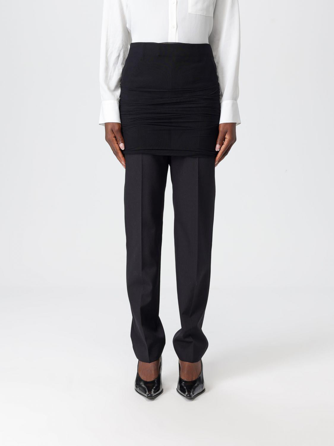 Maison Margiela Black Wool Classic Trousers