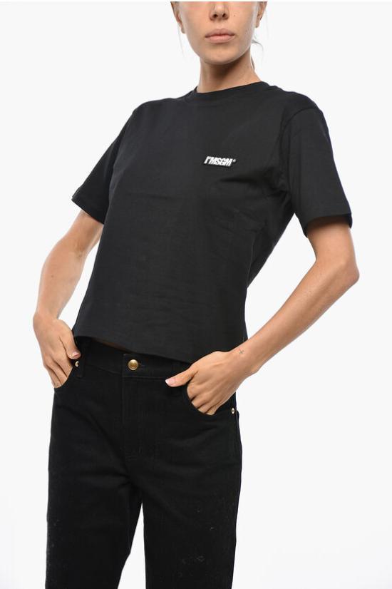 MSGM Black Short Sleeve T-Shirt 3441 MDM189 23700299