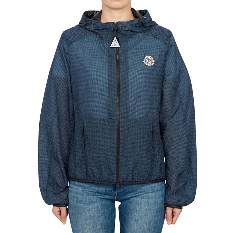 Moncler Eda-Style Women’s Hooded Jacket Navy