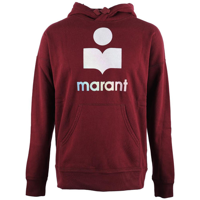 Isabel Marant MILEY Fleece Hooded Sweatshirt Black Men