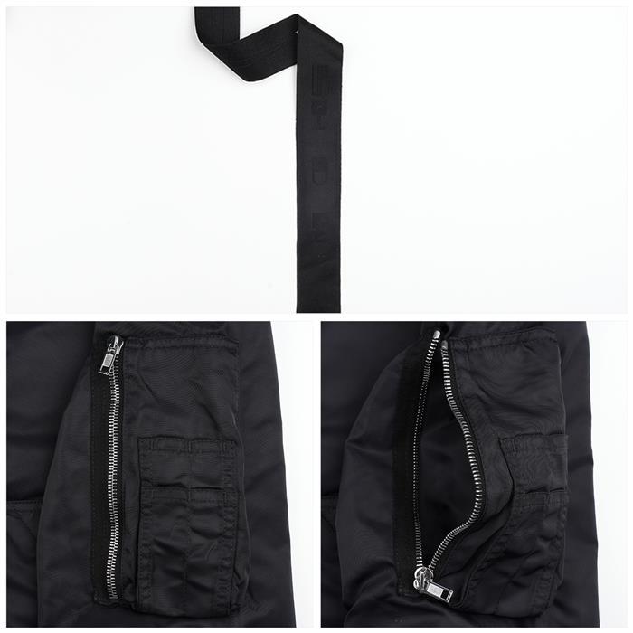Rick Owens Darkshadow Gimp Eyelet Detail Hooded Jacket DU01D1772 BR 09