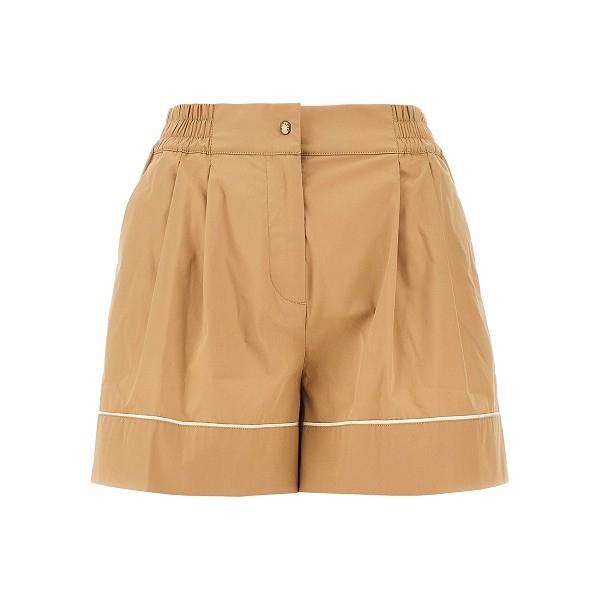 Moncler Black Nylon Drawstring Women’s Short Pants
