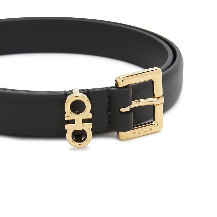 Ferragamo Gancini Leather Women's Belt