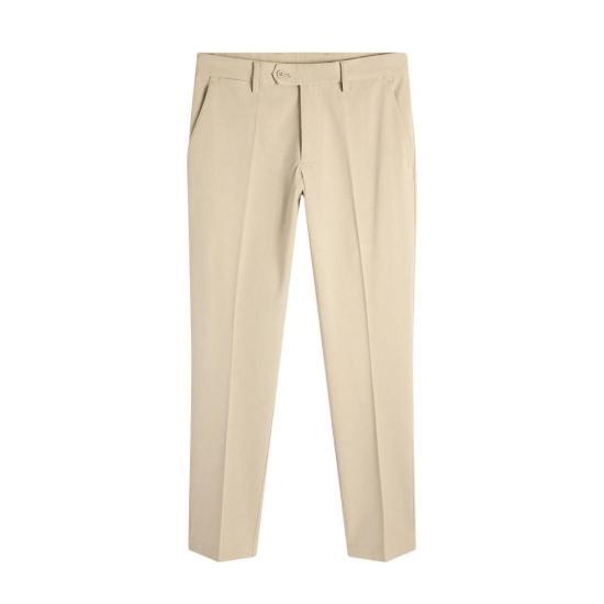 J LINDEBERG Straight Classic Pants for Men GMPA14598C147 ISLAND FOSSIL DOM
