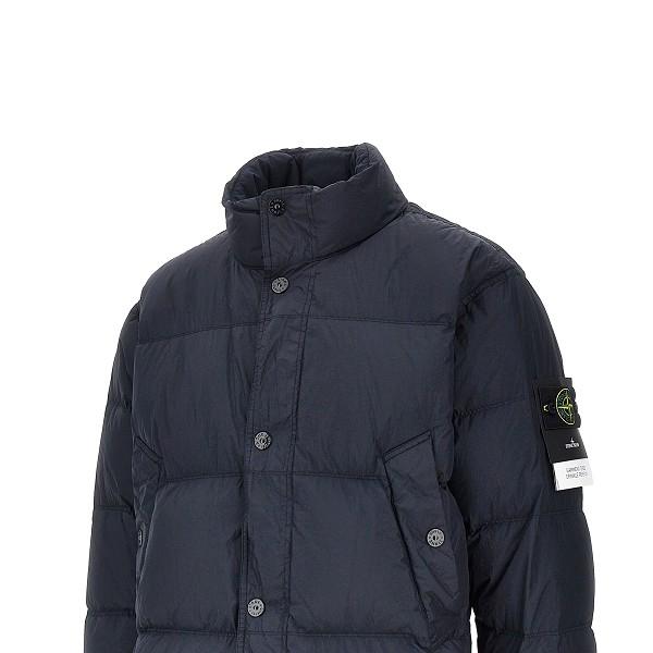 STONE ISLAND Black Down Puffer Jacket Men’s
