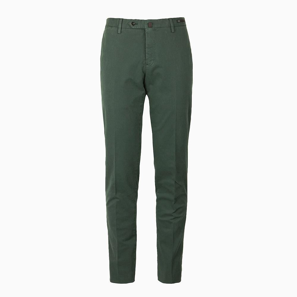PT TORINO Dark Green Flare Evo Fit Classic Pants TT02 0451
