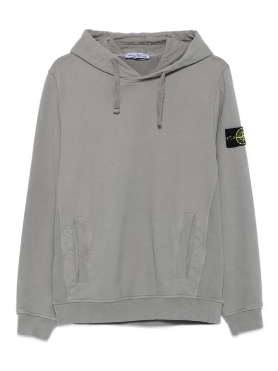 STONE ISLAND Brushed Organic Cotton Fleece Hooded Sweat K2S156100029 S0A20 V006B