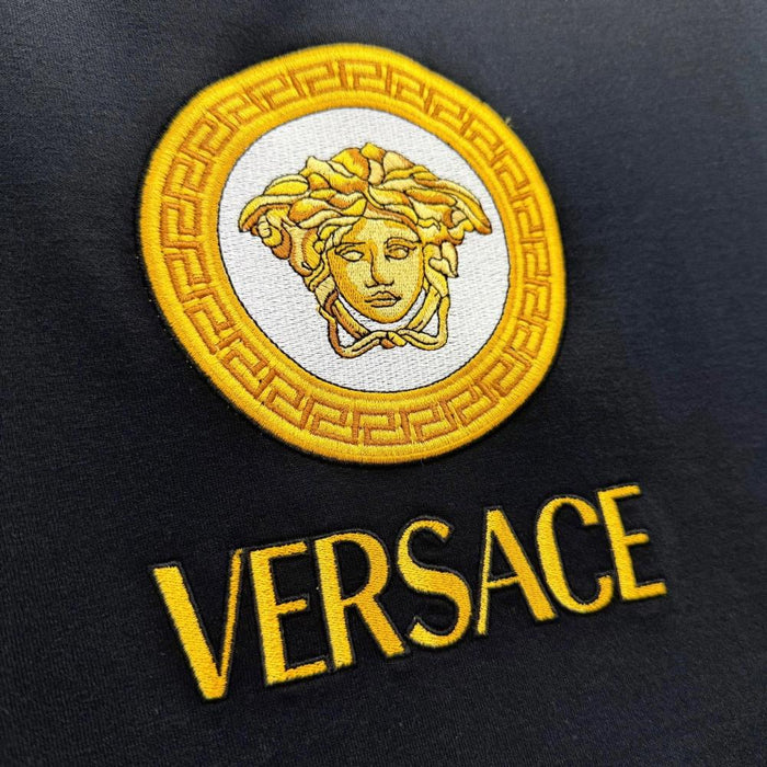 Versace Embroidered Logo Short Sleeve T-Shirt 1008469