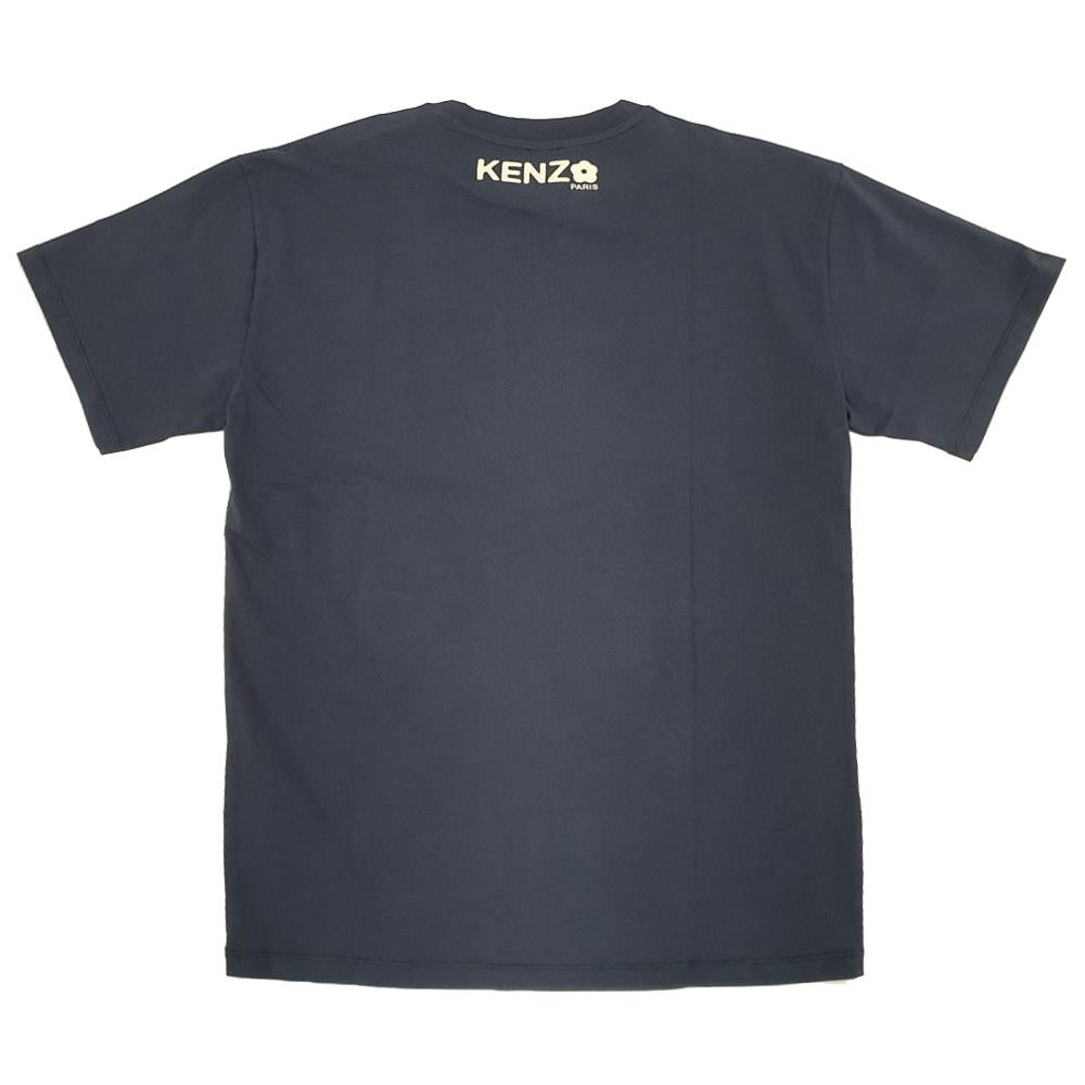 KENZO Women’s Short-Sleeve T-Shirt Flower Print Navy