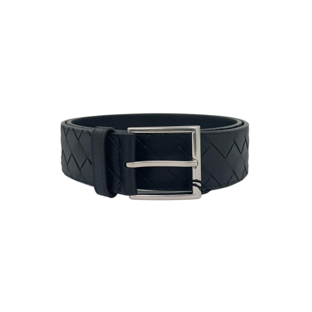 Bottega Veneta Intrecciato Woven Leather Men's Belt