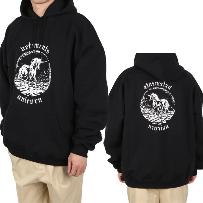 Vetements Double Unicorn Print Hoodie UE52TR430B 1605 B