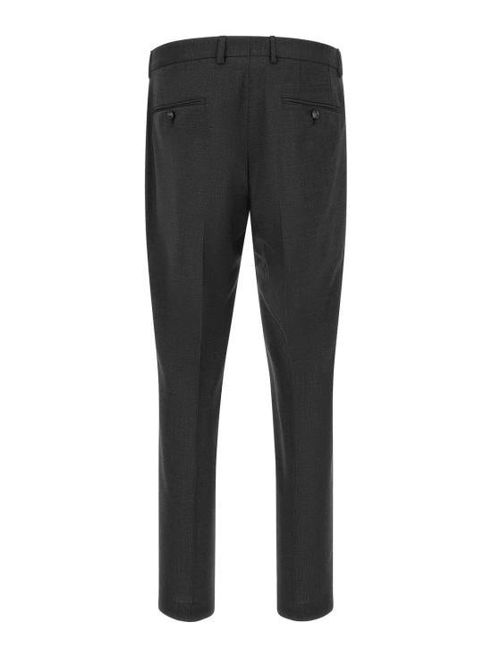HUGO BOSS Gray Wool Blend Two-Piece Suit Set for Men