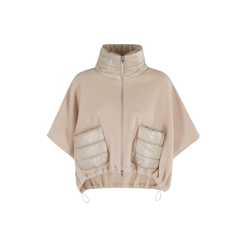 Herno Beige Ultralight A-Shape Nylon Resort Cape Coat GI00042DR 33395 1982
