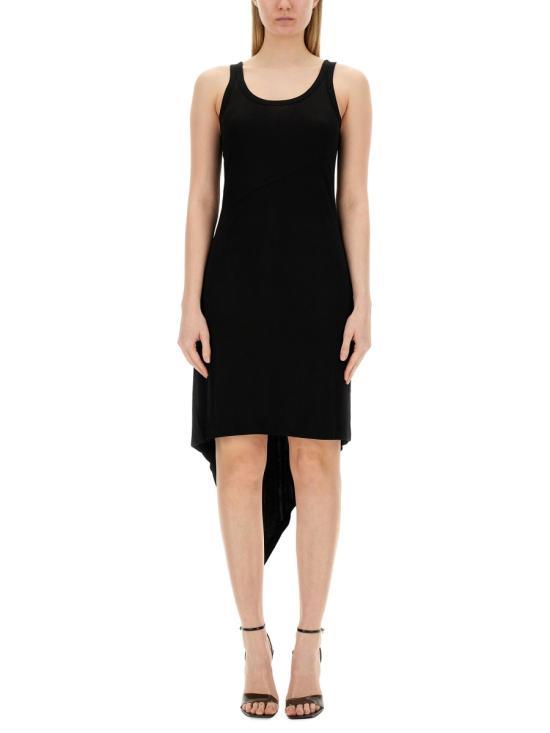 Helmut Lang Black Midi Dress O02HW602001 BLACK DOM