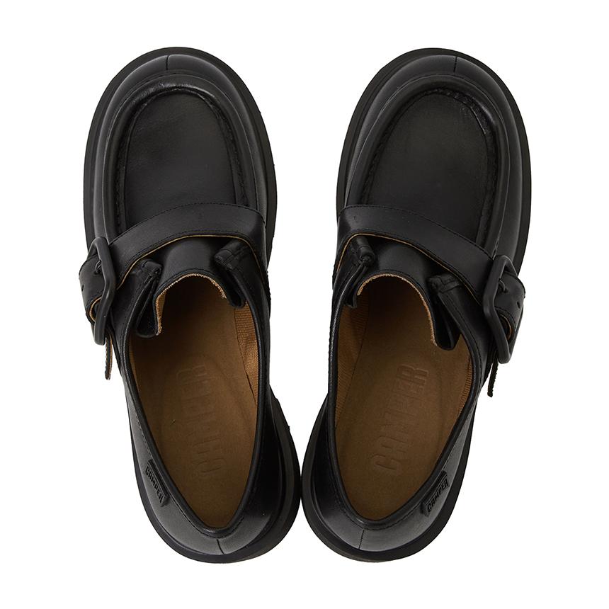 Camper Mila Leather Loafers Black Women’s Shoes