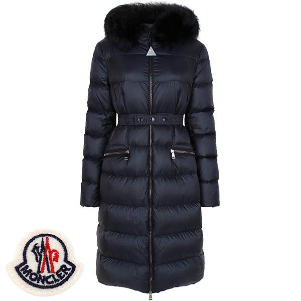 Moncler Navy Goose Down Long Jacket