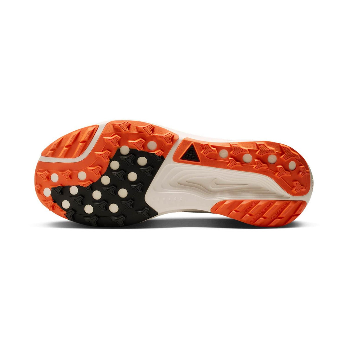 Nike ACG Pegasus Trail White Orange Low-Top Running Shoes