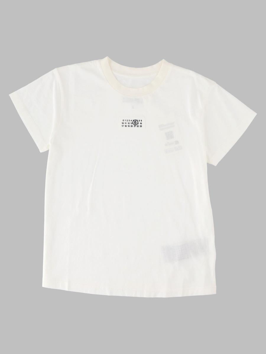 Maison Margiela Short Sleeve Cotton T-Shirt White Women’s