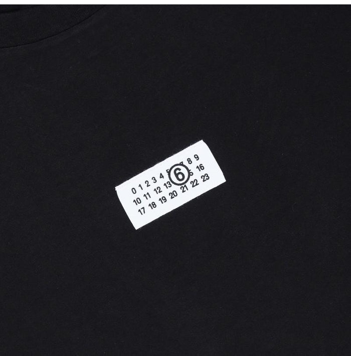 Maison Margiela Black Cotton Short Sleeve T-Shirt for Men