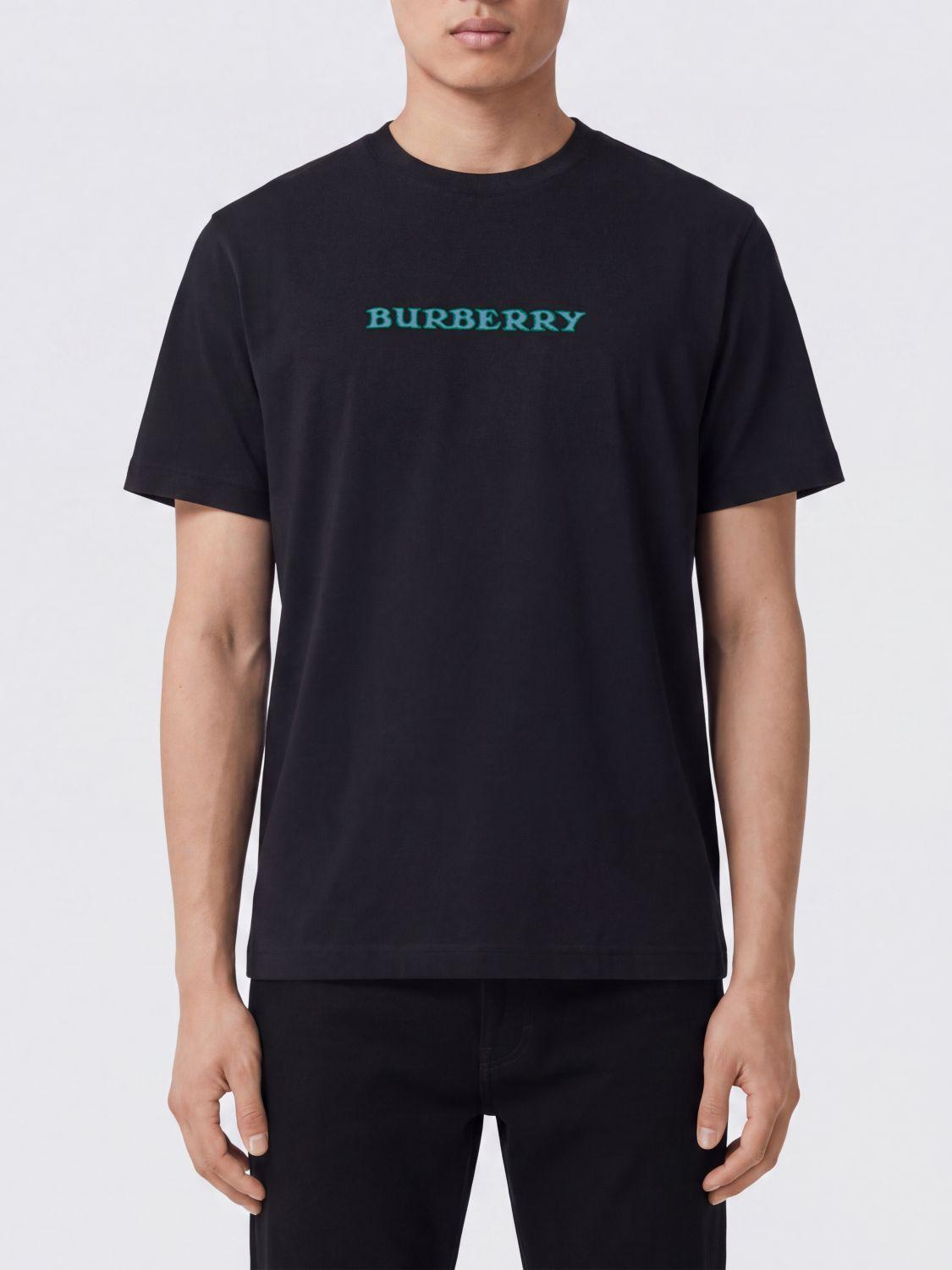 BURBERRY Short Sleeve Cotton T-Shirt Men White