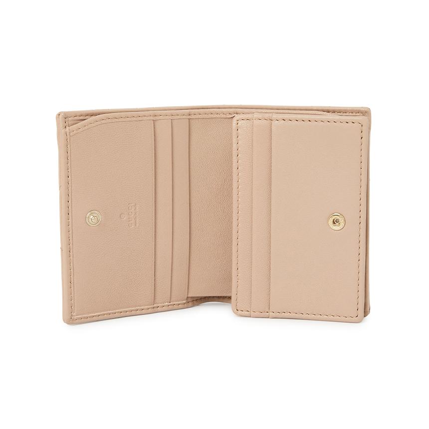 GUCCI GG Marmont Leather Women’s Bifold Wallet Pink