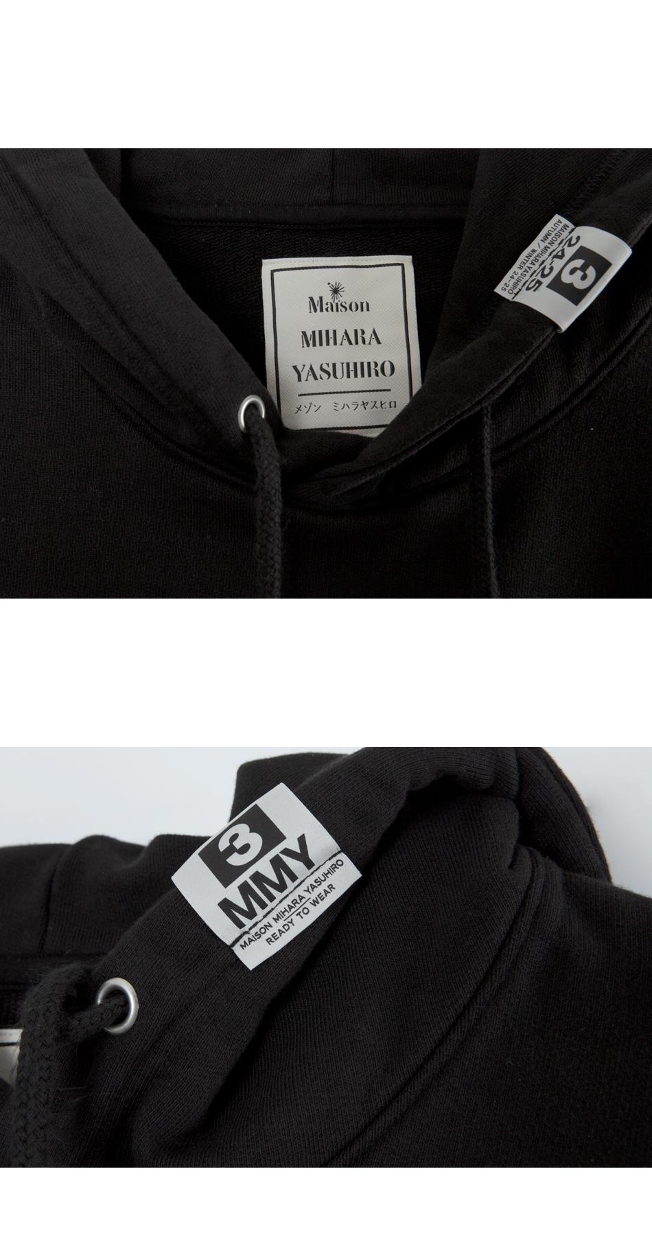 Maison Mihara Yasuhiro Black DUCK Print Hoodie Sweater for Men