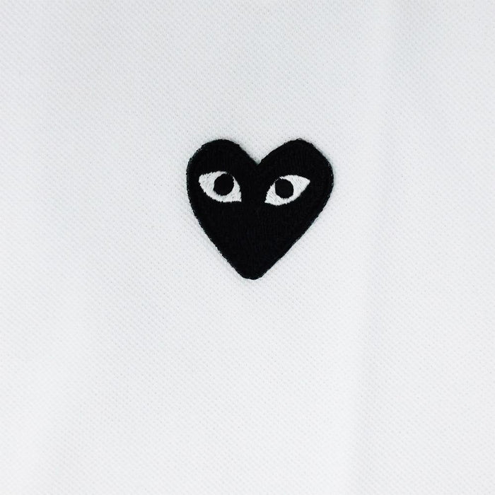 Comme des Garcons Black Patch Unisex Short Sleeve Polo Shirt