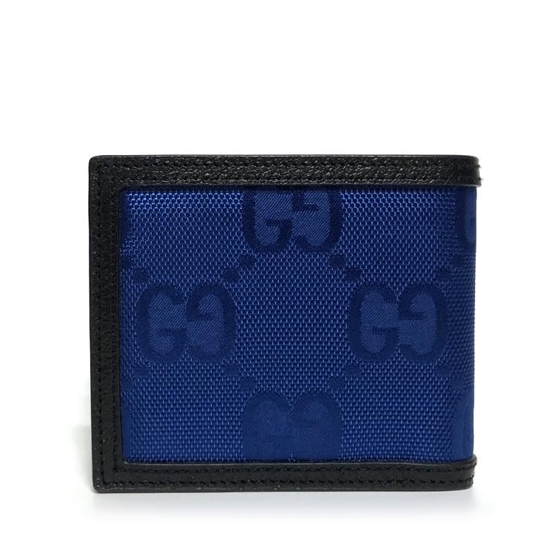 GUCCI Off The Grid Bifold Wallet Blue Black Unisex 625573 4267