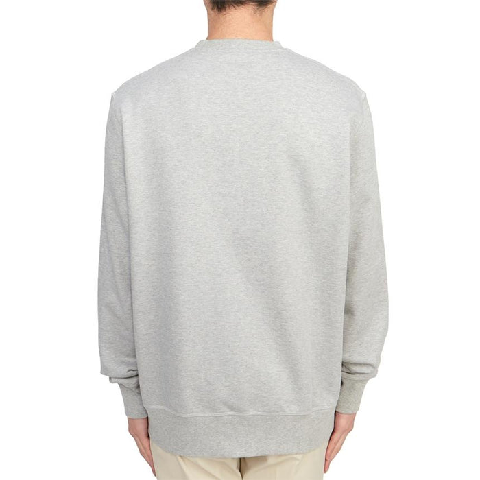 Alexander Mcqueen Logo Crewneck Sweatshirt Grey Men’s Cotton