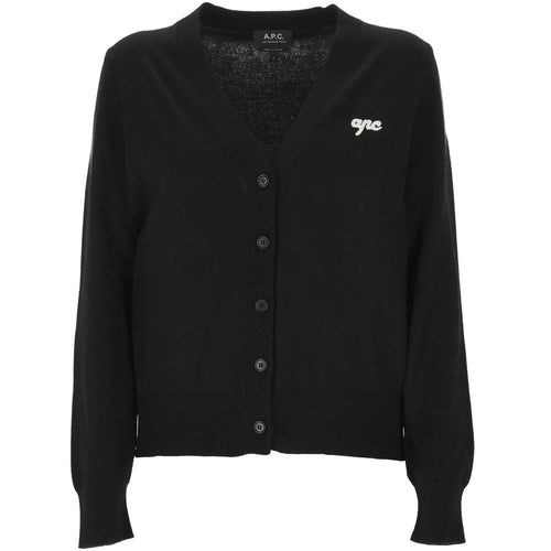 A.P.C. Black Wool-Blend BERANGERE Cardigan for Women F22318 LZZ