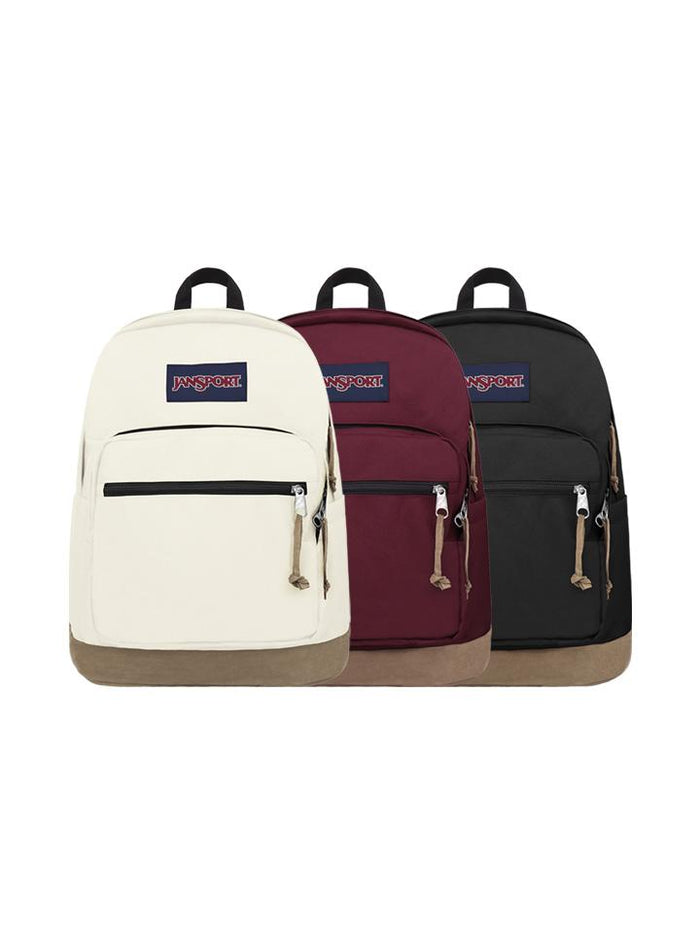 JANSPORT Right Pack Suede Bottom Backpack Unisex Students
