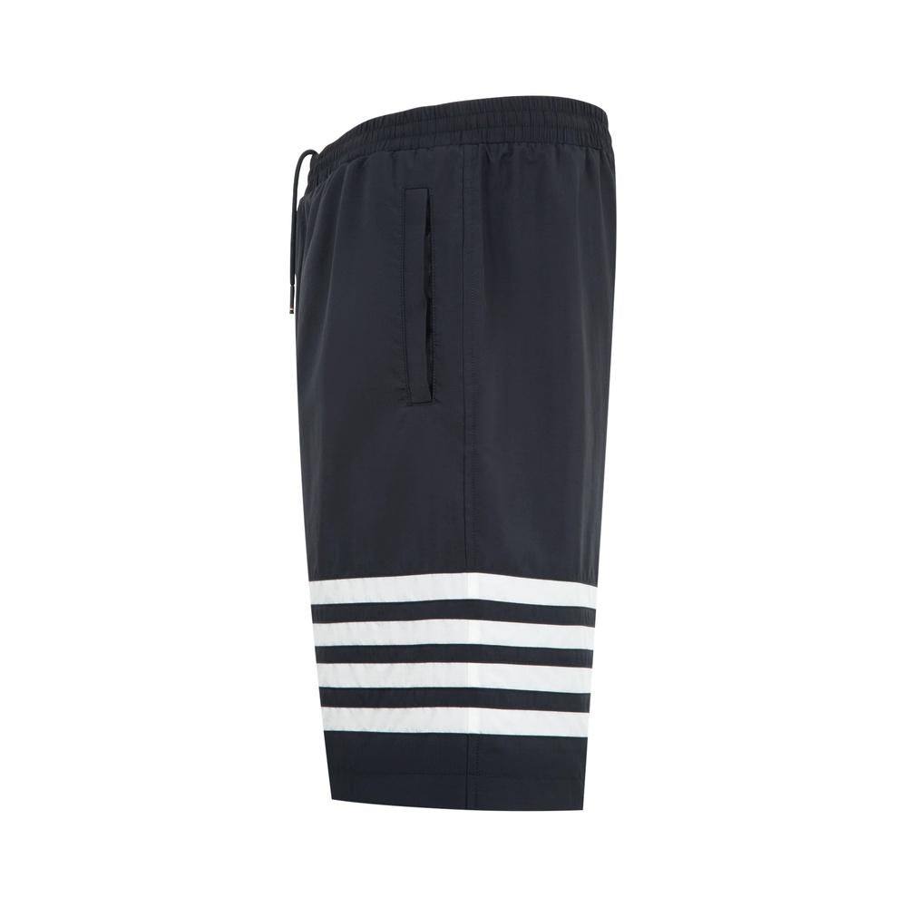 THOM BROWNE Ripstop 4-Bar Men’s Short Pants Navy