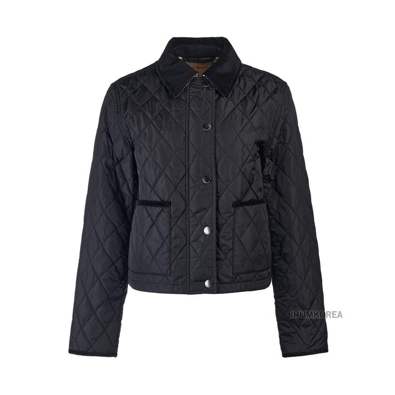 BURBERRY Women’s Cropped Quilted Jacket 8107465 W OLDHAM C1900