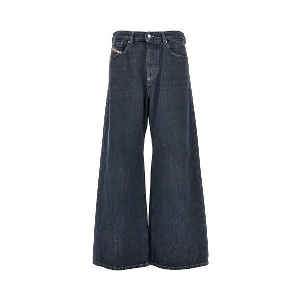 DIESEL Black Cropped Trousers Pants for Women
