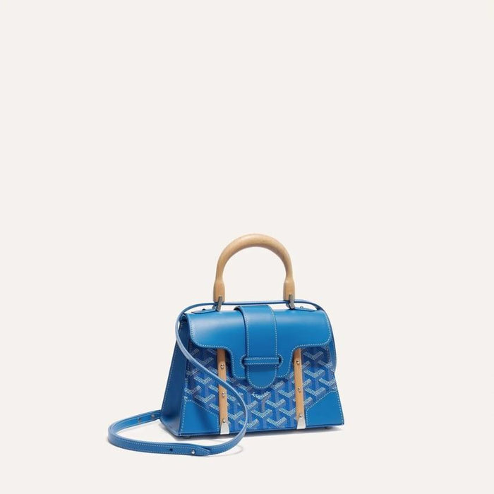 GOYARD Structured Saigon Mini Tote Bag Blue Women’s SAIGR2 MINTY10 CL10